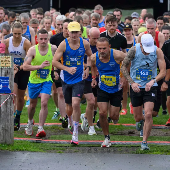 marathon runners at an andali event